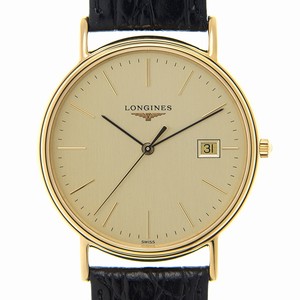 Longines PRESENCE L4.790.2.32.2 Quartz Gold-Plated & Stainless Steel Gold