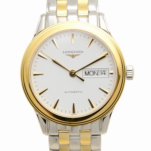 Longines FLAGSHIP L4.799.3.22.7 Automatic PVD Gold White