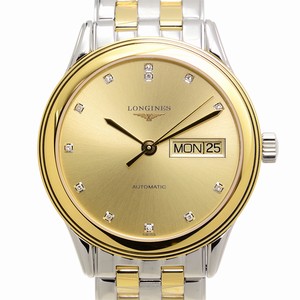 Longines FLAGSHIP L4.799.3.37.7 Automatic 18kt Gold & Steel Gold