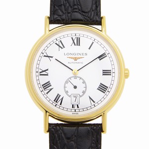 Longines PRESENCE L4.805.2.11.2 Automatic PVD Gold White