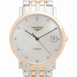 Longines ELEGANT L4.809.5.87.7 Automatic 18kt Rose Gold & Steel White