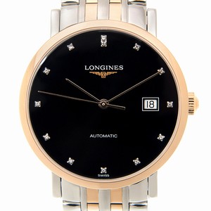 Longines ELEGANT L4.810.5.57.7 Automatic 18kt Rose Gold & Steel Black