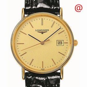 Longines PRESENCE L4.819.2.32.2 Quartz PVD Gold Gold