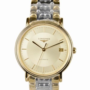 Longines PRESENCE L4.821.2.42.7 Automatic PVD Gold Beige