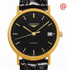Longines PRESENCE L4.821.2.52.2 Automatic PVD Gold Black