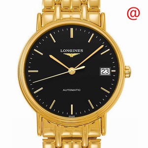 Longines PRESENCE L4.821.2.52.8 Automatic PVD Gold Black