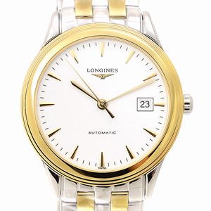 Longines FLAGSHIP L4.874.3.22.7 Automatic Gold-Plated & Stainless Steel White
