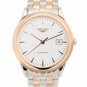 Longines FLAGSHIP L4.874.3.92.7 Automatic 18kt Rose Gold & Steel White