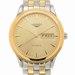 Longines FLAGSHIP L4.899.3.32.7 Automatic 18kt Gold & Steel Gold