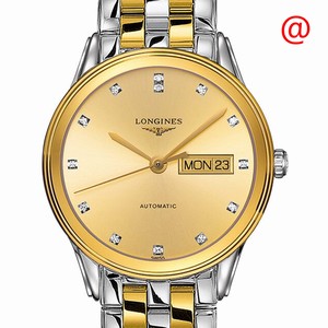 Longines FLAGSHIP L4.899.3.37.7 Automatic 18kt Gold & Steel Gold