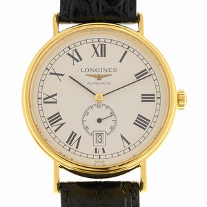 Longines PRESENCE L4.905.2.11.2 Automatic Gold-Plated & Stainless Steel White