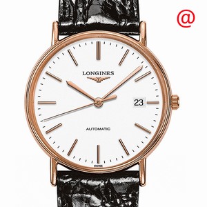Longines PRESENCE L4.921.1.12.2 Automatic Gold-Plated & Stainless Steel White