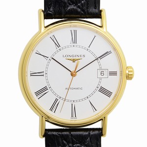 Longines PRESENCE L4.921.2.11.2 Automatic PVD Gold White