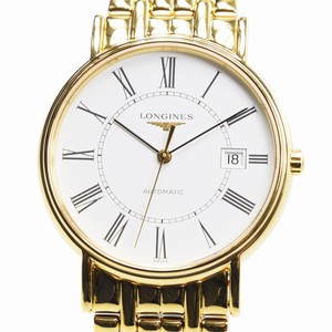 Longines PRESENCE L4.921.2.11.8 Automatic PVD Gold White