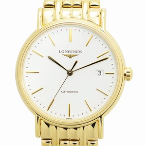 Longines PRESENCE L4.921.2.12.8 Automatic Gold-Plated & Stainless Steel White