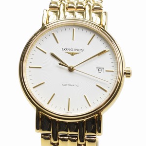 Longines PRESENCE L4.921.2.18.8 Automatic PVD Gold White