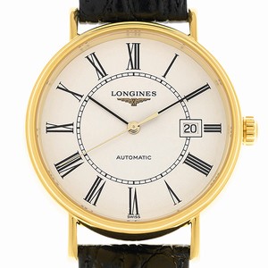 Longines PRESENCE L4.922.2.11.2  Automatic Gold-Plated & Stainless Steel White