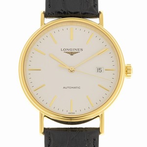 Longines PRESENCE L4.922.2.12.2  Automatic Gold-Plated & Stainless Steel White