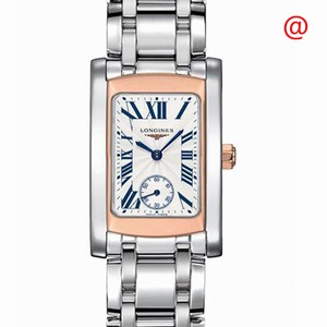 Longines DOLCE VITA L5.155.5.71.6 Quartz 18kt Rose Gold & Steel Silver