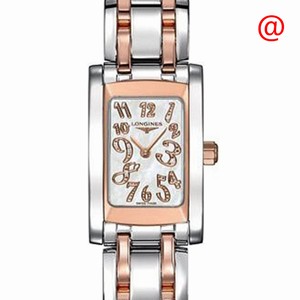 Longines DOLCE VITA L5.158.5.97.7 Quartz 18kt Rose Gold & Steel White