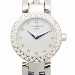 Longines DOLCE VITA L5.174.0.17.6 Quartz Stainless Steel & Diamonds White