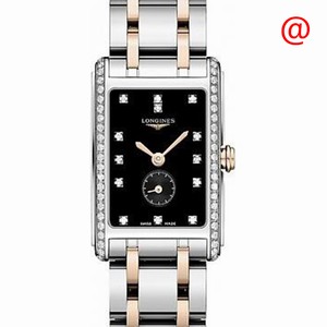 Longines DOLCE VITA L5.255.5.59.7 Quartz Stainless Steel & Diamonds Black