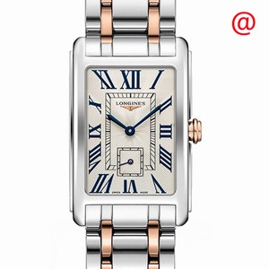 Longines DOLCE VITA L5.255.5.71.7 Quartz 18kt Rose Gold & Steel Silver