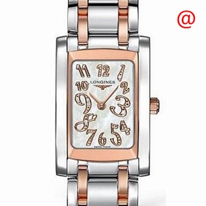 Longines DOLCE VITA L5.502.5.97.7  Quartz 18kt Rose Gold & Steel White