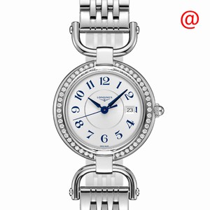 Longines EQUESTRIAN L6.131.0.73.6 Quartz Stainless Steel & Diamonds White