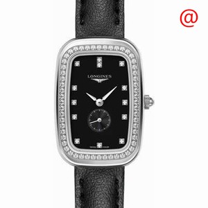 Longines EQUESTRIAN L6.141.4.57.0 Automatic Stainless Steel & Diamonds Black