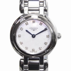 Longines PRIMA LUNA L8.109.4.87.6 Quartz Stainless Steel White