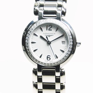 Longines PRIMA LUNA L8.110.0.16.6 Quartz Stainless Steel White