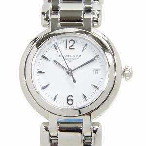 Longines PRIMA LUNA L8.110.4.16.6 Quartz Stainless Steel White