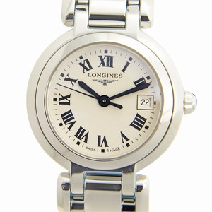 Longines PRIMA LUNA L8.110.4.71.6 Quartz Stainless Steel White