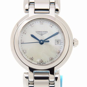 Longines PRIMA LUNA L8.110.4.87.6 Quartz Stainless Steel White