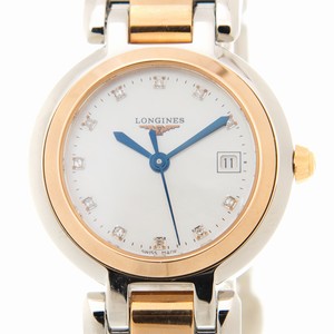 Longines PRIMA LUNA L8.110.5.87.6 Quartz 18kt Rose Gold & Steel White