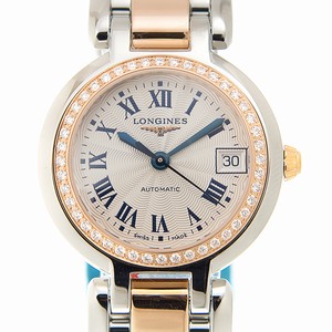 Longines PRIMA LUNA L8.111.5.79.6 Automatic 18kt Rose Magic & Diamond Silvery & White