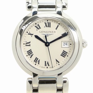 Longines PRIMA LUNA L8.112.4.71.6 Quartz Stainless Steel Silvery & White
