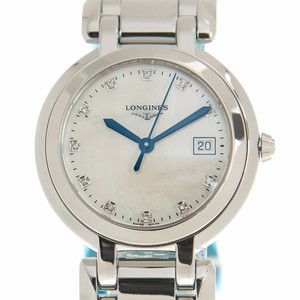 Longines PRIMA LUNA L8.112.4.87.6 Quartz Stainless Steel White