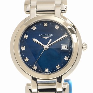 Longines PRIMA LUNA L8.112.4.98.6 Quartz Stainless Steel Blue 