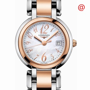 Longines PRIMA LUNA L8.112.5.83.6 Quartz 18kt Rose Gold & Steel White