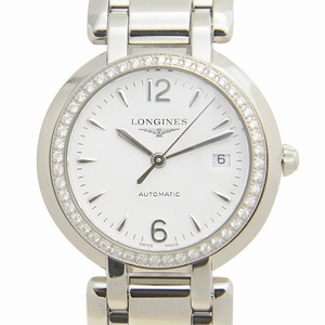Longines PRIMA LUNA L8.113.0.16.6 Automatic Stainless Steel & Diamonds White
