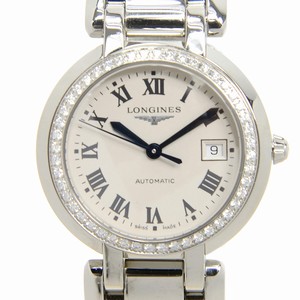 Longines PRIMA LUNA L8.113.0.71.6 Automatic Stainless Steel White