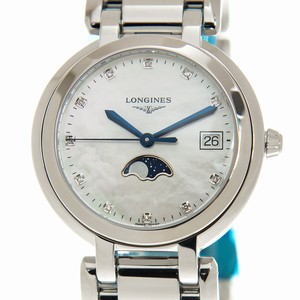 Longines PRIMA LUNA L8.116.4.87.6  Quartz Stainless Steel White