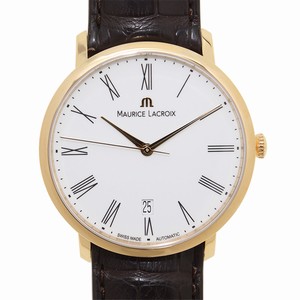 Maurice Lacroix LES CLASSIQUES LC6007-PG101-110 Automatic 18kt Rose Gold White
