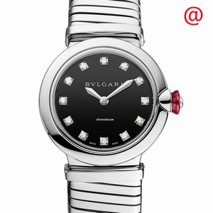 Bulgari LVCEA 102951 Quartz Stainless Steel Black