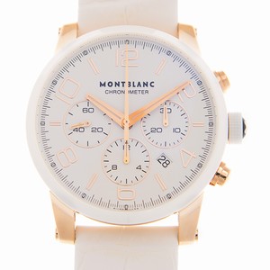 Mont Blanc TIMEWALKER 104669 Automatic 18kt Rose Gold White
