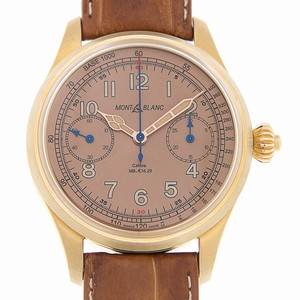 Mont Blanc 1858 117064 Manual Wind Bronze Brown 
