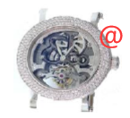 Jacob & Co  NT7WGD Automatic 18kt White Gold Transparent Skull