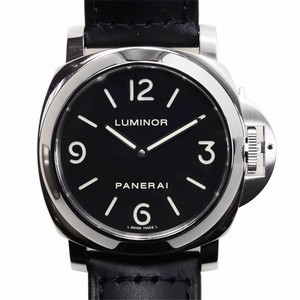 Panerai LUMINOR PAM00112 Manual Wind Stainless Steel Black
